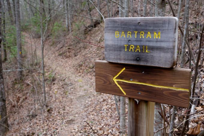 Bartram trail sign