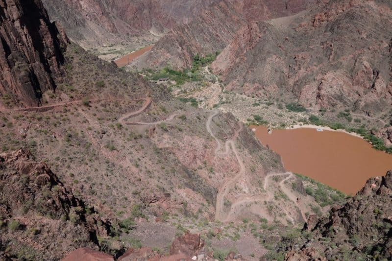 Canyon trail descending