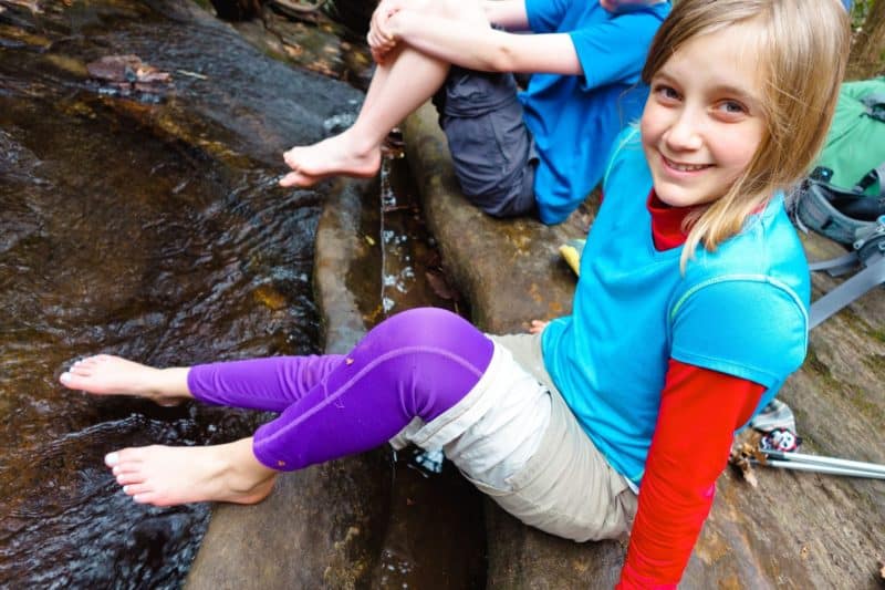 Paige in creek