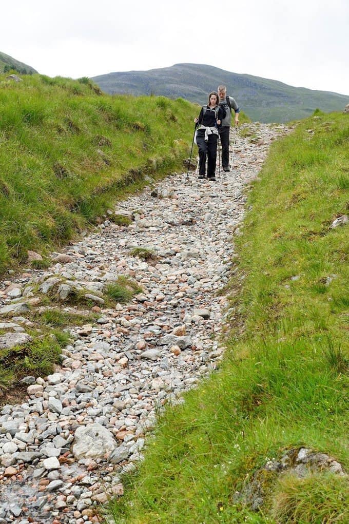 John and Ella walking