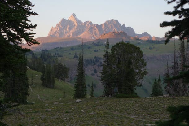 Tetons from camp
