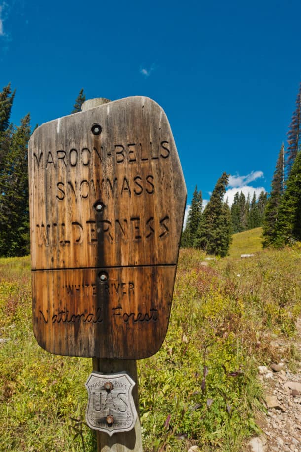 Trail sign