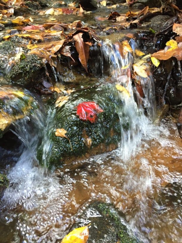 Water flowing