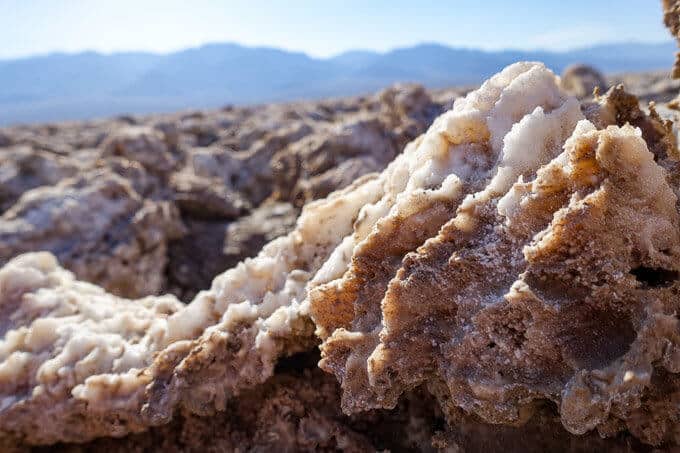 Salt halite formations