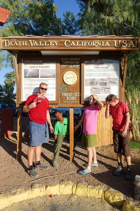 Death Valley sign 