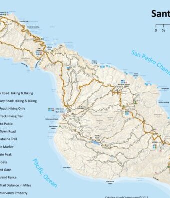 Santa Catalina Island Map