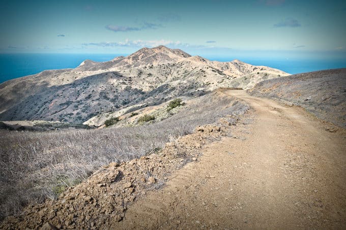 View on the ascent