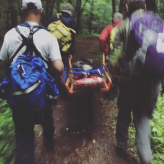 Search and Rescue team in the Smokies