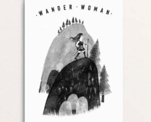 wander woman print