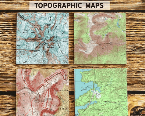 map coasters