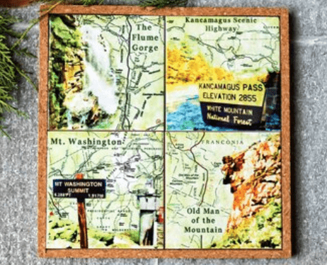 map coasters