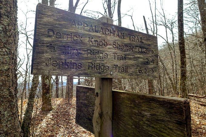 Trail sign