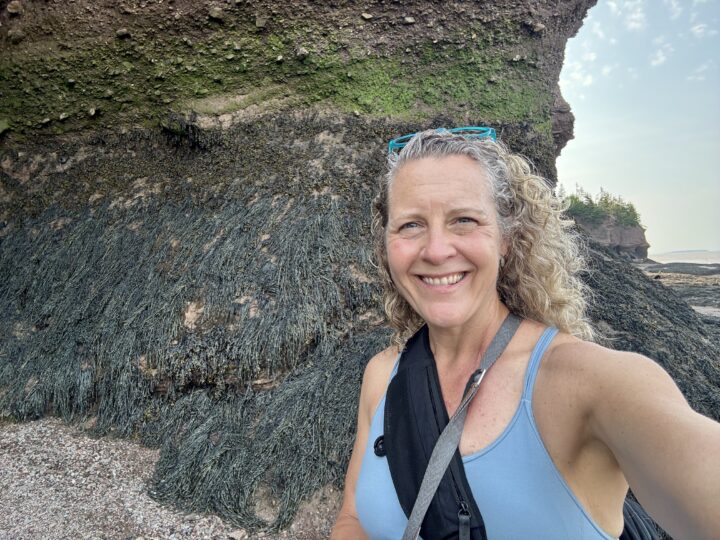 The seaweed reminded me of flowing hair.